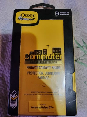 Nuevo En Caja Galaxy S9+ REAL Otterbox Estuche para Teléfono de Cercanías COLOR ES Negro Medianoche  Foto 1 de 4