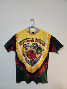 Vintage 2000 Liquid Blue Grateful Dead Grateful Dread Positive Vibrations Size L - Picture 1 of 6
