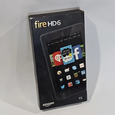 Amazon Fire HD 6 (4th Generation) 8GB, Wi-Fi, 6in Black BRAND NEW SEALED TABLET - Image 1 of 2
