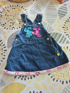 Vintage RAR Blues Clues Kinder Overall Kleid 18m - Bild 1 von 9