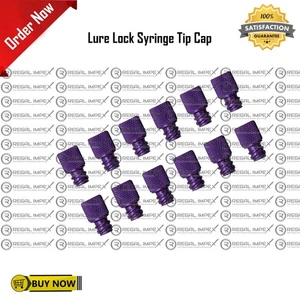 Lote de 12 accesorios de liposucción con tapa de punta de jeringa de bloqueo de señuelo hechos con aluminio - Imagen 1 de 3