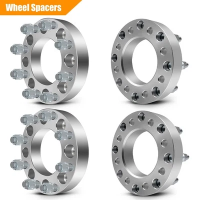 Separadores de rueda 4 piezas 1,5" 8x6,5 14x1,5 para GMC K2500 Savana 3500 Yukon XL 2500 Foto 1 de 4