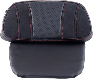 Red Stitching SIK Baggers Small Backrest Pad Fits 2014+ Harley Street Road - Picture 1 of 6