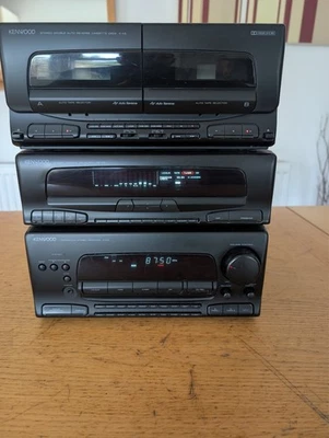 Kenwood AA-5l Amplifier ,GE-A5 Graphic EQ & X-A5  Cassette Deck Mini System - Image 1 of 4