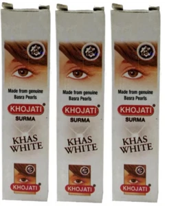 Khojati Surma Khas (White, 1.25 g) - Pack of 6 - Picture 1 of 4