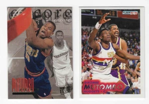 Dikembe Mutombo 2-Card Lot – Denver Nuggets – NBA Legends 1993-95' Fleer Encore - Picture 1 of 5