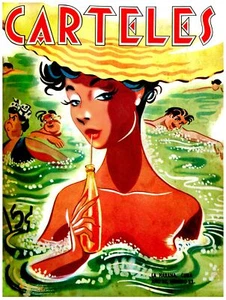 198.Art Decor POSTER.Graphics to decorate home office.Carteles hot Summer.Pin up - Picture 1 of 1