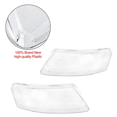 Left +Right Headlight Lens Plastic Cover Shell 4F0941003/04 For Audi A6 06-11 - Imagem 1 de 4