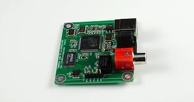 24bit/192khz USB to Coaxial/Optical fiber SPDIF I2S Converter DAC Board CM6631A - Image 1 of 4