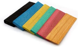 100 Stück Holz Verglasungsklötze Klotzholz Glasklötze ~ nach Wahl 1 – 6 mm Dicke - Bild 1 von 8