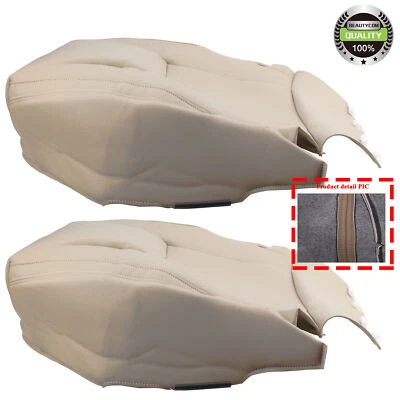 For 07-14 Chevrolet Tahoe Avalanche Leather Seat Cover Driver & Passenger 2pcs - Image 1 of 4