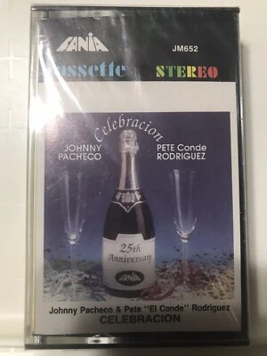 FANIA Cassette Stereo JM-652 Johnny Pacheco Pete Conde Rodríguez Celebracion NEW - Image 1 of 2