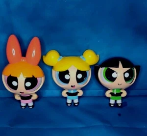  Juego de figuras de acción Powerpuff Girls Blossom Bubbles & Buttercup 4" 🛑Leer - Imagen 1 de 14