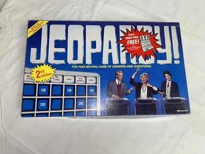 JEOPARDY Home Version Vintage 1988 Merv Griffin Enterprises - Image 1 of 4