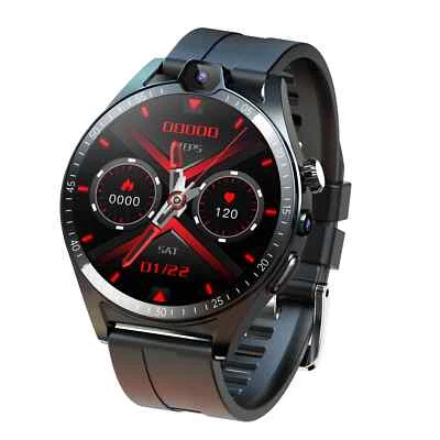 Android Wrist NFC Large Capacity T1 Smart 1.43 Dual Camera 4G Smart Watch Sports - Image 1 of 4