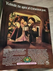 CABBAGE PATCH KIDS Christmas Collector's Edition Ad Hillary & Nigel Victorian En - Bild 1 von 1