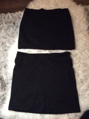 LOTE DE 2- Falda negra y falda plegable negra mandee para mujer Urban Behavior grande Foto 1 de 4