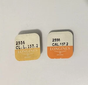 (2 Stück) Original Longines Uhrwerk Teil 2556 Cal. L.157.2 (Factory Sealed) - Bild 1 von 2