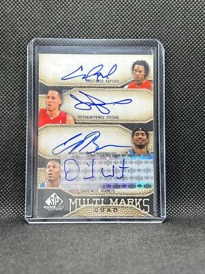 2009-10 SP Game Used Chris Bosh Prince Brewer West Multi Marks Quad Auto #33/50 - Image 1 of 4