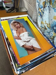 #52 Vintage 1987 Poster 34.5x23 Private Screening Sexy Blonde White Shirt One - Picture 1 of 3