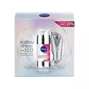 New Pack NIVEA LUMINOUS 630 SPOTCLEAR TREATMENT + SUN PROTECTION SPF 50 PA+++ - Picture 1 of 12