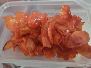 Spicy Tapioca Chips Kerepek Ubi Pedas Bersira M'sia, 200g, exp 30th Nov '25 - Picture 1 of 2