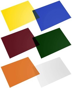 Photo Gel Light Filters Color Correction Light Sheets for 800W Red Head 40x50cm