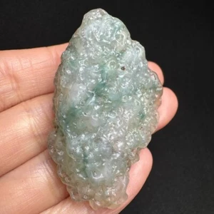 5,3cm-36g seltener grüner Phantom Gobi Bonbonachat, Mongolei, Heilkristall #1176 - Bild 1 von 6