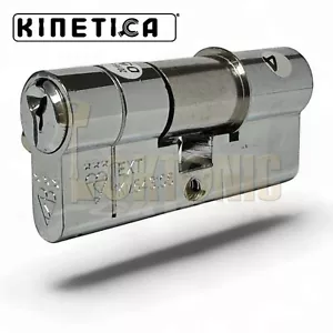 Kinetica 35-35 poliert Chrom 3 Sterne Anti Snap Euro Zylinder PVC Türschloss TS007 - Bild 1 von 10