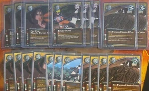 Naruto CCG Emerging Alliance 'Jutsu' 1ª Edición Lámina y Sin Lámina Raro UC & C CASI NUEVO - Imagen 1 de 51