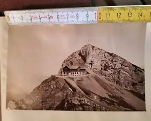 Foto Albumen Albumina Antica Svizzera Pilatus Kulm - Picture 1 of 1