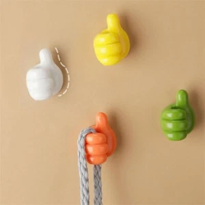 1PCS Thumb Hooks Multi-function Organizer Holder Wire Hooks Hanger Strong Wall - Imagen 1 de 12