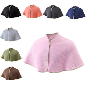 Women Cape Wedding Cardigan Office Shawl Open Front Fall Winter Sleeping Gift - Picture 1 of 30