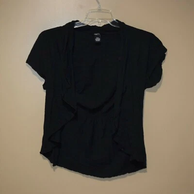 RUE21 женщин Jrs Sz S черный короткий рукав улететь кардиган - Изображение 1 из 4