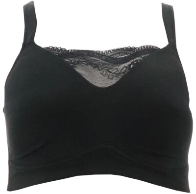 Rhonda Shear Molded Cup Bra Lace Black 2X NWOT (270) - Image 1 of 2