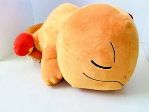 Pokemon Sleeping Charmander 18” Plush Stuffed Animal ~ Brand New ~ Salamander - Picture 1 of 9