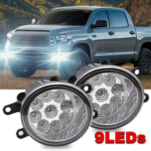 LED Bumper Fog Lights Lamps Pair Right&Left For Toyota Tundra 2014-2021 - Bild 1 von 14