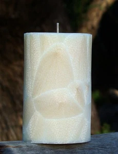 MASSIVE 400hr 1.7kg BEAUTIFUL Estee Lauder Perfume Scented White Ivory CANDLE - Picture 1 of 24