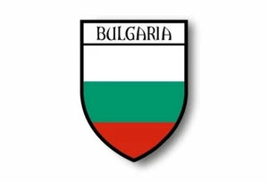Stickers decal souvenir vinyl car shield city flag world crest bulgaria - Afbeelding 1 van 1