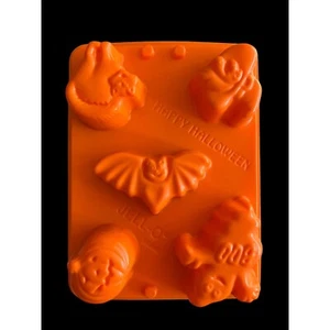 Vintage Jello Jigglers Halloween Orange Jello Formen 1996 Set 6 Shots Eisform - Bild 1 von 5