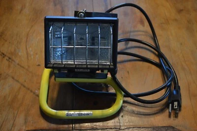 Outdoor Work Light,Yellow,53TK,Model Q150WL,150 Watt Halogen, Very Bright! - Image 1 of 4