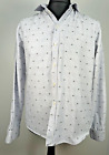 Casual Friday Mens Long Sleeved Pin Striped Shirt Size Large