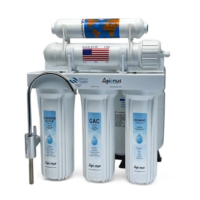Agionus 5-Stage Reverse Osmosis System - 50 GPD - Enhanced Water Purification - Image 1 of 4