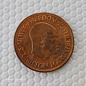 1964 Sierra Leone One Cent Münze Stempelglanz Bronze - Bild 1 von 4