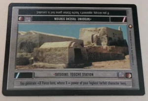 "Tarjeta coleccionable Decipher Inc - Star Wars "TATOOINE: TOSCHE STATION"" 1998 CCG - Imagen 1 de 4