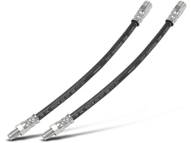 Rear Brake Hose Set fits Audi 80 Quattro 1988-1992 2.3L 5 Cyl Base 57NCFN - Image 1 of 1