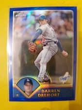 2003 Topps Chrome Refractors #30 Darren Dreifort 184/699 - Los Angeles Dodgers