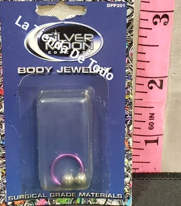 BODY JEWELRY BELLY BUTTON NAVEL RING SMALL READ - Picture 1 of 5