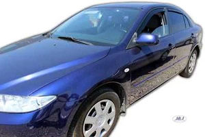 Deflectores de viento para Mazda 6 2002-2008 4 puertas berlina juego de 4 piezas tintado Heko - Imagen 1 de 9