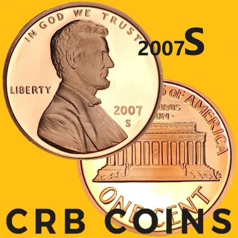 2007-S Proof "Lincoln Memorial Cent" - Penny - (UNC) KM#201a -LP07S Cover